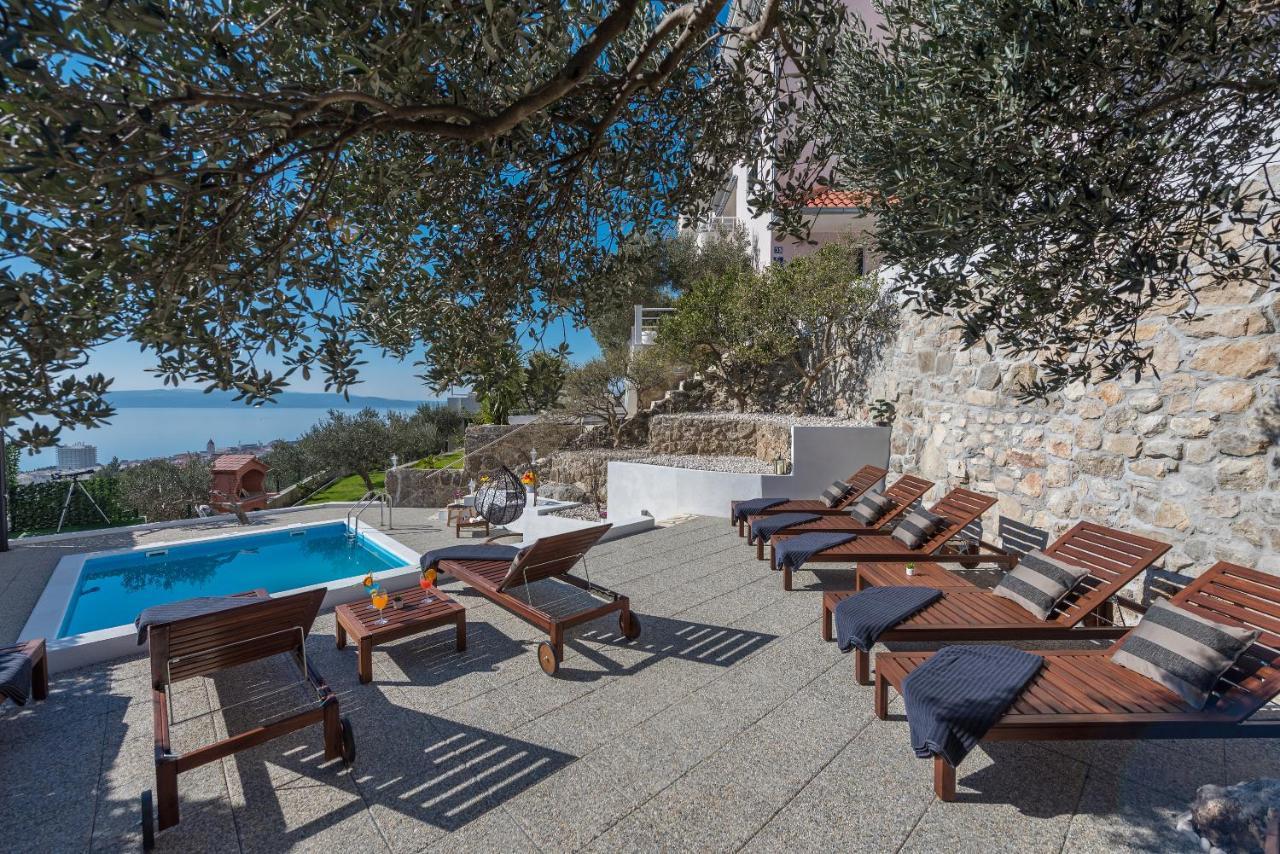 Villa Petra Apartment With Private Pool Макарска Экстерьер фото
